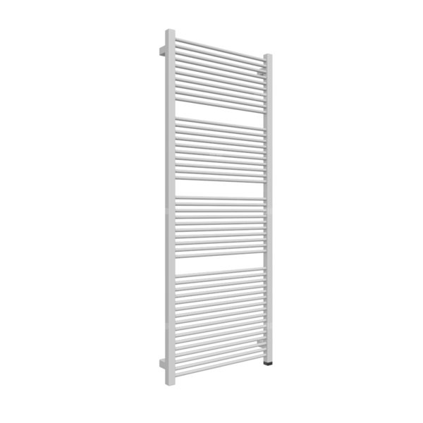 Grzejnik elektryczny TERMA MIKE ONE 530 x 1335 mm, kolor chrom, moc 600 W, podłączenie E1, kabel spiralny z wtyczką 2,5m srebrzysty