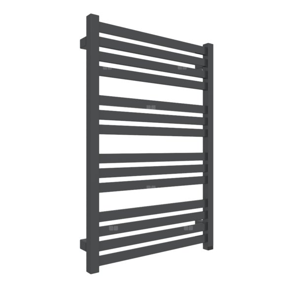 Grzejnik elektryczny TERMA MARLIN ONE 530 x 780 mm, kolor metaliczna czerń, moc 400 W, podłączenie E8, kabel prosty bez wtyczki