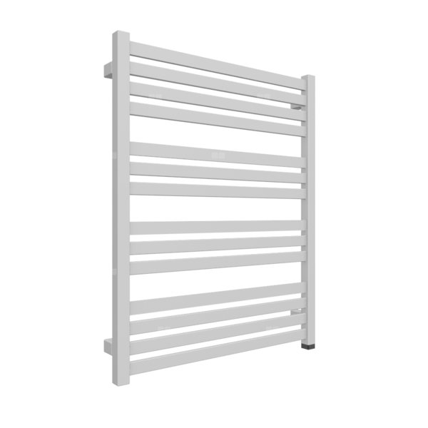 Grzejnik elektryczny TERMA MARLIN ONE 630 x 780 mm, kolor chrom, moc 300 W, podłączenie E1, kabel prosty bez wtyczki 1,5m srebrzysty