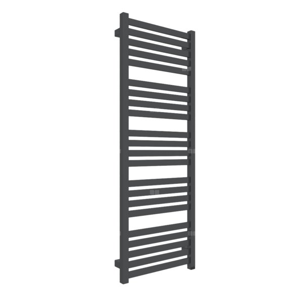 Grzejnik elektryczny TERMA MARLIN ONE 430 x 1185 mm, kolor szary czarny RAL7021, moc 400 W, podłączenie E8, kabel prosty bez wtyczki 1,5m czarny