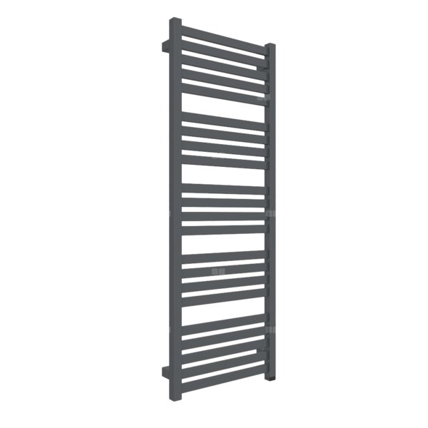 Grzejnik elektryczny TERMA MARLIN ONE 430 x 1185 mm, kolor szary grafitowy RAL7024, moc 400 W, podłączenie E1, kabel prosty bez wtyczki 1,5m czarny