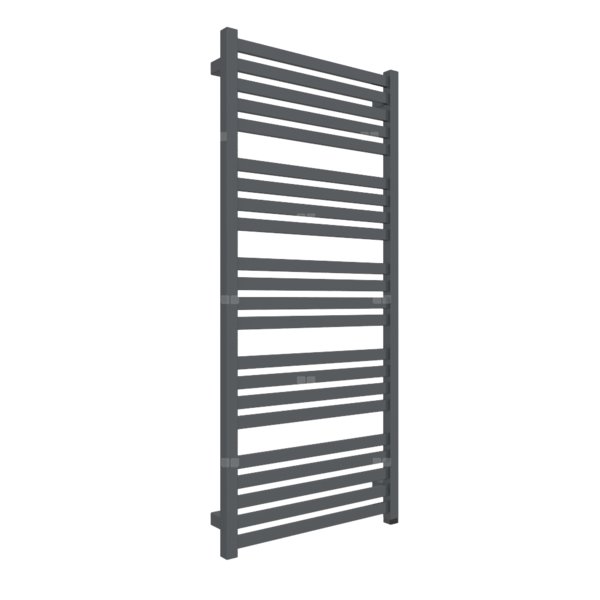 Grzejnik elektryczny TERMA MARLIN ONE 530 x 1185 mm, kolor czarny anodowy, moc 600 W, podłączenie E8, kabel prosty bez wtyczki 1,5m