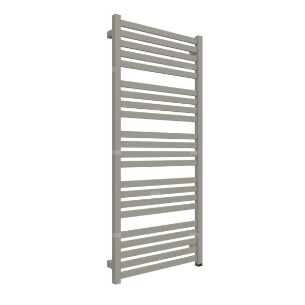 Grzejnik elektryczny TERMA MARLIN ONE 530 x 1185 mm, kolor metaliczny kamień, moc 600 W, podłączenie E8, kabel spiralny z wtyczką