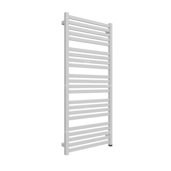 Grzejnik elektryczny TERMA MARLIN ONE 530 x 1185 mm, kolor srebrny metalik, moc 600 W, podłączenie E8, kabel spiralny z wtyczką