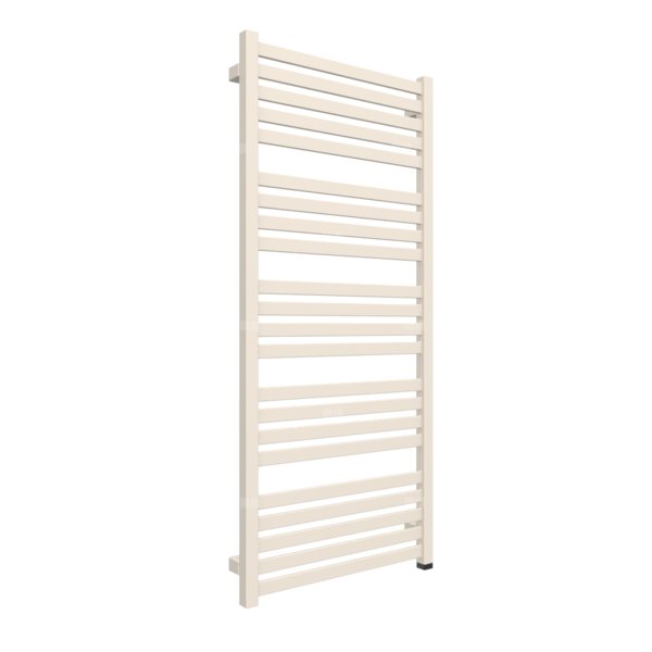 Grzejnik elektryczny TERMA MARLIN ONE 530 x 1185 mm, kolor musujący krem, moc 600 W, podłączenie E8, kabel prosty bez wtyczki