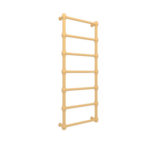 Grzejnik elektryczny TERMA RETRO 504 x 1170 mm, kolor złoty połysk, moc 300 W, podłączenie E1