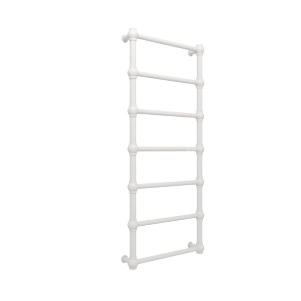 Grzejnik elektryczny TERMA RETRO 504 x 1170 mm, kolor chrom, moc 200 W, podłączenie E1, kabel spiralny z wtyczką