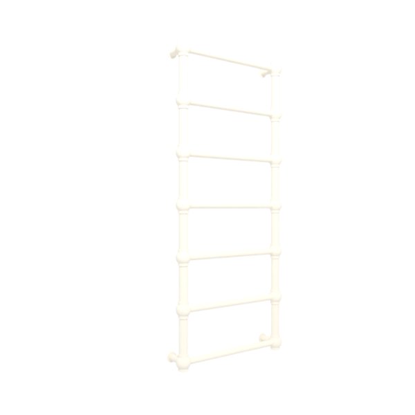 Grzejnik elektryczny TERMA RETRO 504 x 1170 mm, kolor biały RAL9010, moc 200 W, podłączenie E1, kabel spiralny z wtyczką