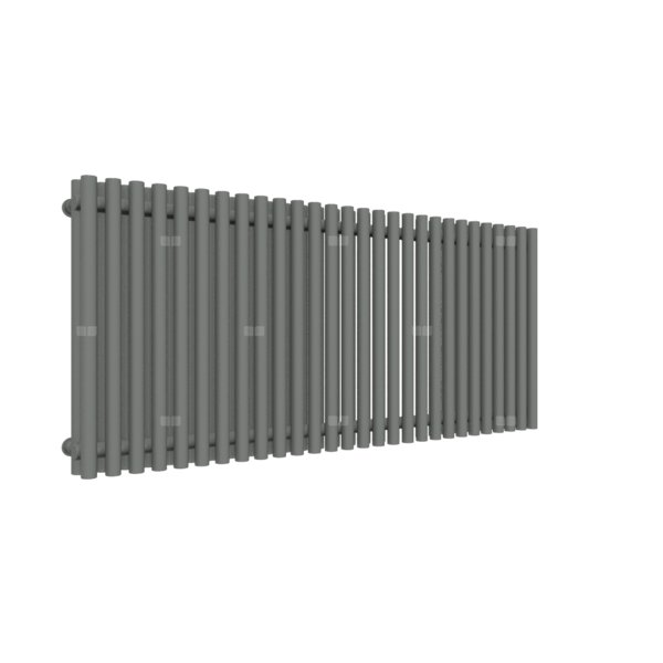 Grzejnik drabinkowy TERMA TUNE VWD, podłączenie ZX, wym. 600 x 1390 mm, kolor szary mysi RAL7005, moc 1693W