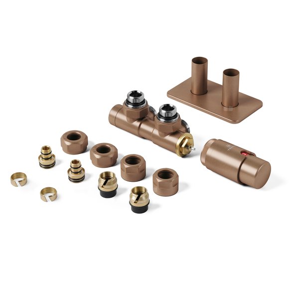 Zestaw inst. TWINS kątowy prawy All in (ATSGSO CFK-P) vt / Bright Copper