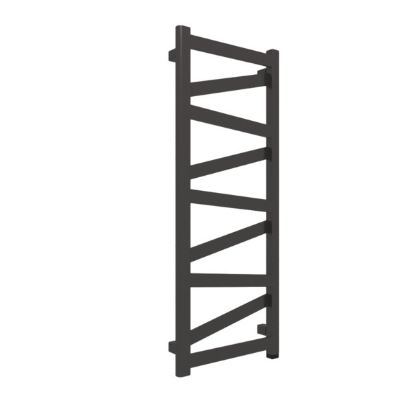 Grzejnik elektryczny TERMA VIPERA ONE 400 x 990 mm, kolor heban, moc 300 W, podłączenie E1, kabel spiralny z wtyczką 2,5m czarny