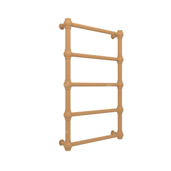 Grzejnik elektryczny TERMA RETRO 504 x 800 mm, kolor Cu, moc 200 W, podłączenie E1, kabel prosty bez wtyczki z maskownicą