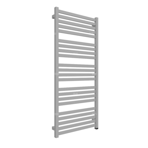 Grzejnik elektryczny TERMA MARLIN ONE 530 x 1185 mm, kolor zimowe niebo, moc 600 W, podłączenie E8, kabel prosty bez wtyczki 1,5m srebrzysty