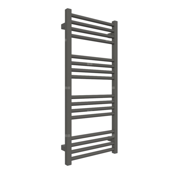 Grzejnik drabinkowy TERMA FIONA, podłączenie ZX, wym. 900 x 400 mm, kolor szary ciemny RAL7022, moc 322W