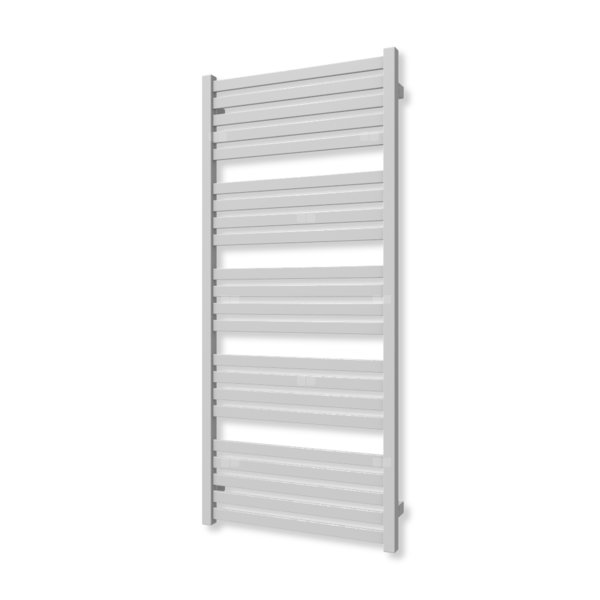 Grzejnik elektryczny TERMA MARLIN 1180 x 530 mm, kolor szary mleczny RAL7047, moc 600 W, podłączenie E8, kabel prosty bez wtyczki z maskownicą