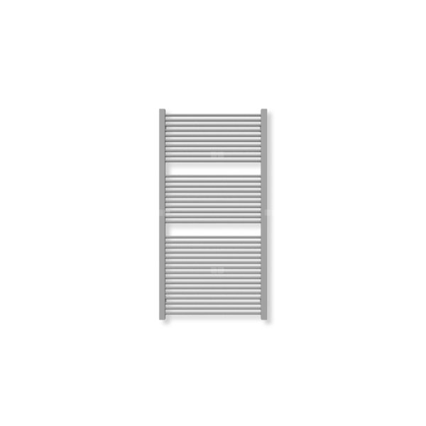 Grzejnik elektryczny TERMA MIKE 1030 x 530 mm, kolor diamentowe srebro, moc 600 W, podłączenie E1, kabel prosty bez wtyczki z maskownicą srebrzysty