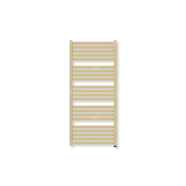 Grzejnik elektryczny TERMA MARLIN ONE 1180 x 530 mm, kolor mosiądz, moc 400 W, podłączenie E8, kabel prosty bez wtyczki szary