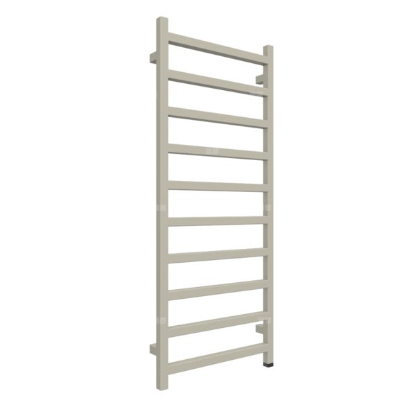 Grzejnik elektryczny TERMA SIMPLE ONE 1200 x 500 mm, kolor kalifornijski beż, moc 400 W, podłączenie E1, kabel prosty bez wtyczki szary