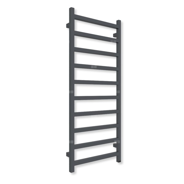 Grzejnik elektryczny TERMA SIMPLE ONE 1200 x 500 mm, kolor metaliczny szary, moc 300 W, podłączenie E8, kabel prosty bez wtyczki szary