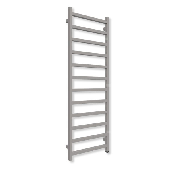 Grzejnik elektryczny TERMA SIMPLE ONE 1440 x 500 mm, kolor metaliczny beż, moc 400 W, podłączenie E1, kabel prosty bez wtyczki szary