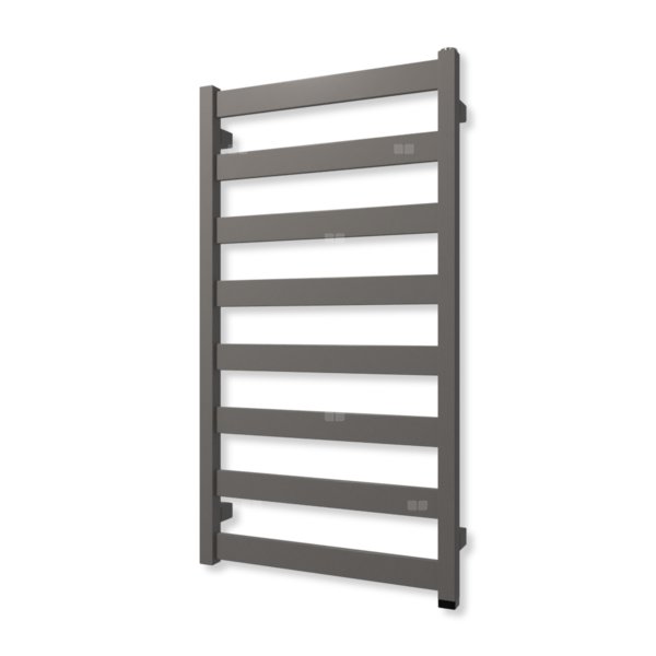 Grzejnik elektryczny TERMA VIVO ONE 910 x 500 mm, kolor metaliczny beż, moc 400 W, podłączenie E1, kabel prosty bez wtyczki szary