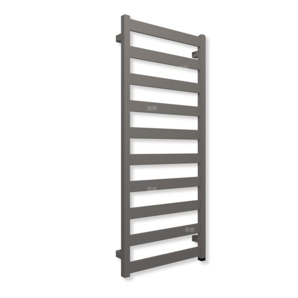 Grzejnik elektryczny TERMA VIVO ONE 1150 x 500 mm, kolor metaliczny beż, moc 400 W, podłączenie E1, kabel prosty bez wtyczki szary