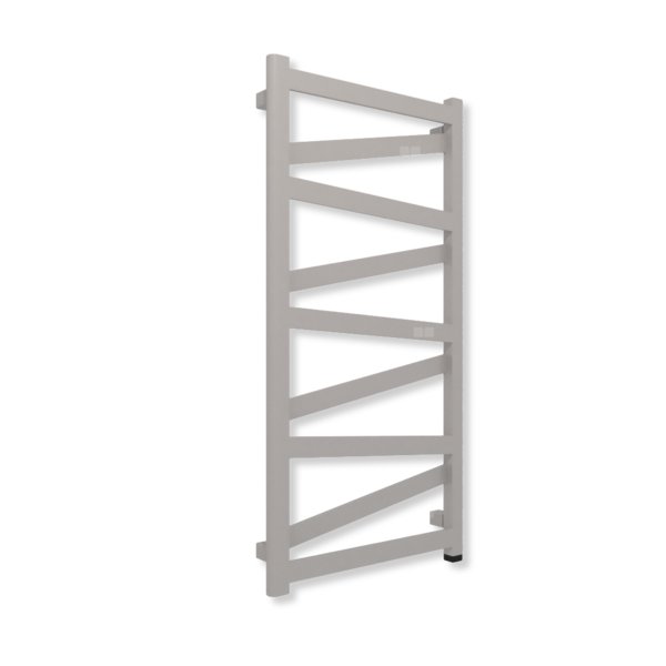 Grzejnik elektryczny TERMA VIPERA ONE 990 x 500 mm, kolor metaliczny beż, moc 400 W, podłączenie E1, kabel prosty bez wtyczki szary