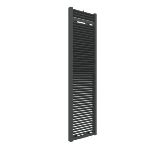 WYMIENNIK GRZEJNIKA el. TERMA CASE SLIM 1360/420 \ Soft 9005, podł. E8, MOA 400W czarna, kabel prost