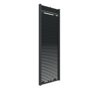 WYMIENNIK GRZEJNIKA el. TERMA CASE SLIM 1360/520 \ RAL 9005 matt, podł. E8, MOA 600W czarna, kabel p