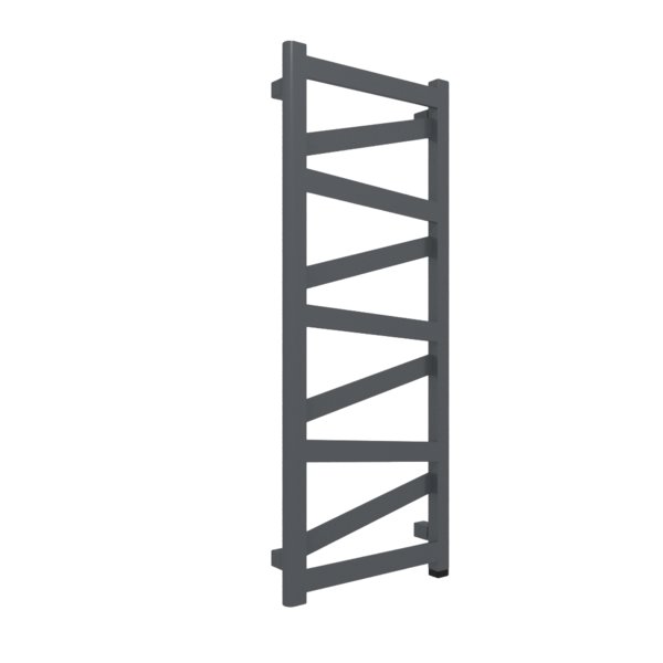 Grzejnik elektryczny TERMA VIPERA ONE 400 x 990 mm, kolor metaliczny szary, moc 300 W, podłączenie E8, kabel prosty bez wtyczki