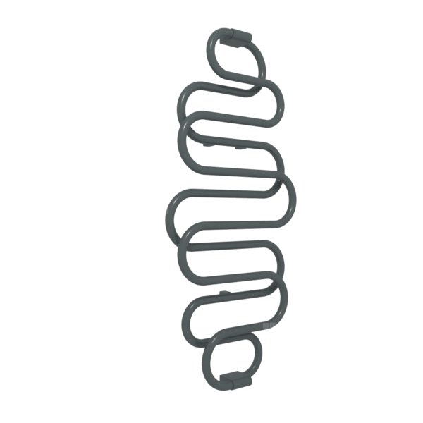 Grzejnik el. TERMA PERŁA E 1360/500 \ Magic Pearl, podł. EX, kabel spiralny z wtyczką [2,5m srebrzys