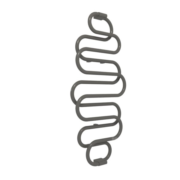 Grzejnik el. TERMA PERŁA E 1360/500 \ Vibrant Brown, podł. EX, kabel prosty bez wtyczki [1,5m srebrz