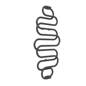 Grzejnik el. TERMA PERŁA E 1360/500 \ Soft 9005, podł. EX, kabel spiralny z wtyczką [2,5m czarny]
