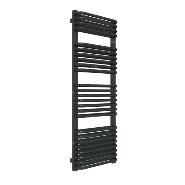 Grzejnik TERMA Tytus One 1260/440 \ RAL 9005 Matt, podł. S1, 800W, kabel prosty bez wtyczki [czarny]