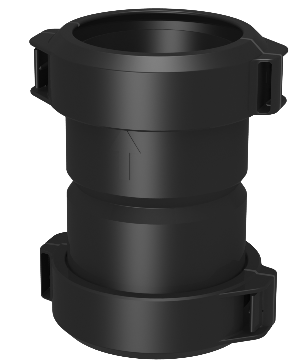 Złączka PP-FLEX/PP-FLEX  fi80mm