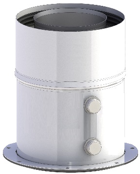 Złączka kotła Termet EcoCondens Crystal PLUS-50 (z króćcami pomiarowymi) 80/125