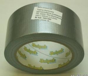 Taśma tekstylna (szpula) UNIPAK DUCT 25000 mm x 48 mm x 0.17 mm, kolor szary do uszczelniania