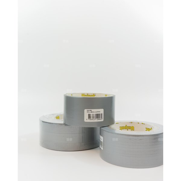Taśma tekstylna (szpula) UNIPAK DUCT 50000 mm x 48 mm x 0.17 mm, kolor szary do uszczelniania