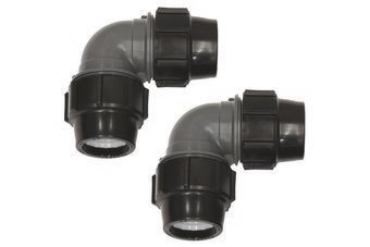 Złaczka PE dla aroCOLLECT katowa 2x90 st.C Dn50