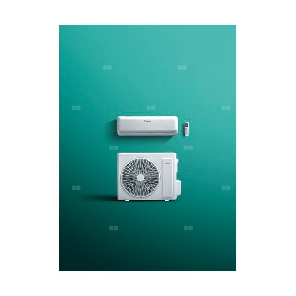 VAIP1-035WN climaVAIR plus Zestaw mono typu ściennego 3,5 kW wydajność chłodnicza 3,5 kW, wydajność grzewcza 3,2 kW Klasa energetyczna chłodzenie/grzanie: A+++/A++