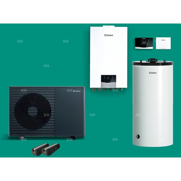 Pompa ciepła powietrze/woda typu monoblok aroTHERM plus VWL 55/8.1+MS+VRC720 MI+VIHRW250