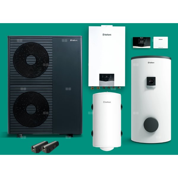 Pompa ciepła powietrze/woda typu monoblok aroTHERM plus VWL105/8.1+MS+VRC720 MI+VIHRW300+VPRW100