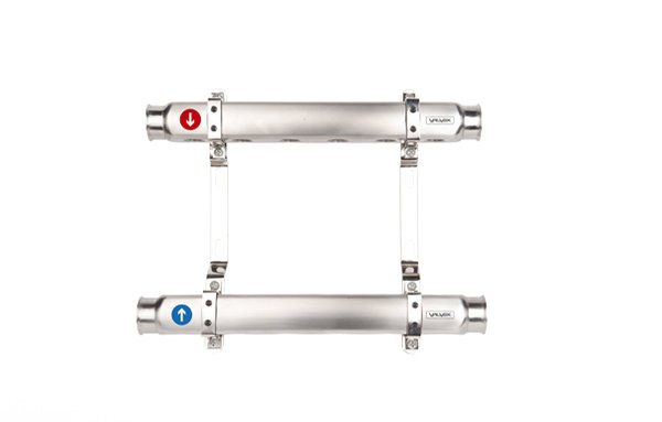 Rozdzielacz hydrauliczny VALVEX Base K1-12 stal nierdzewna, odgałęzień: 12 (1/2''), do CO