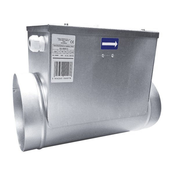Nagrzewnica kanałowa DH200/15 S 230V,50HZ