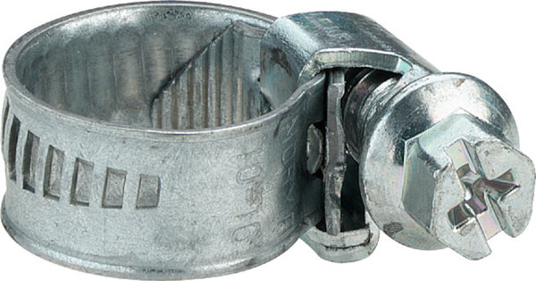 Opaska zaciskowa ślimakowa do węży VIGA 1852, stal ocynk, d:12-22, śr. węż. 1/2"