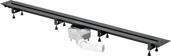 Odpływ prysznicowy prostokątny VIEGA 496610, 1300 x 110 x 70 mm, dł: 1200 mm, szer: 20 mm, z syfonem