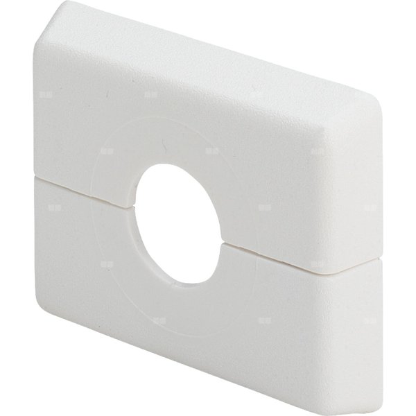 Rozeta, 60 x 45 x 10 x 17, tworzywo sztuczne biały = RAL 9010