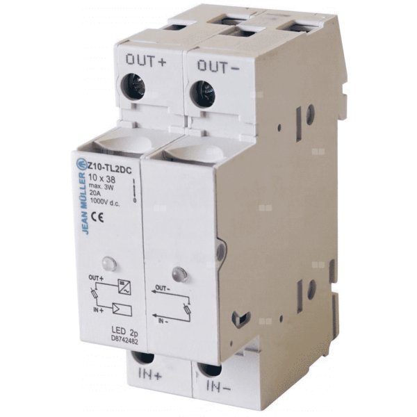 Podstawa bezpiecznikowa Jean Muller DC 10X38 Z10-TL2/DC1000V/E (D8742602)