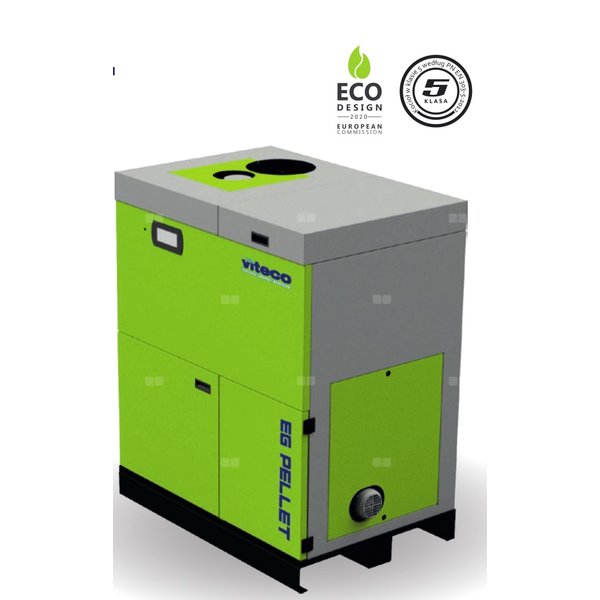 Kocioł na pellet VITECO HEAT EG PELLET P 15 kW z zasobnikiem o pojemności 320 l