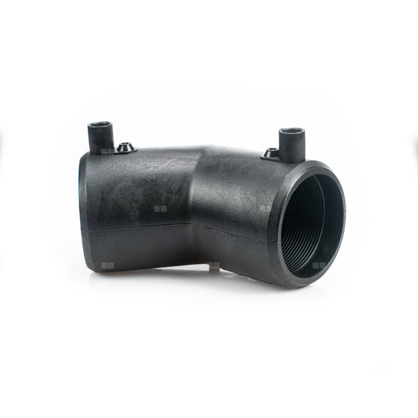 Kolano elektrooporowe PE 50 /45' czarne WEBA